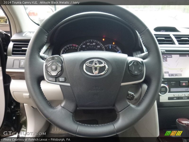 Attitude Black Metallic / Ivory 2014 Toyota Camry XLE