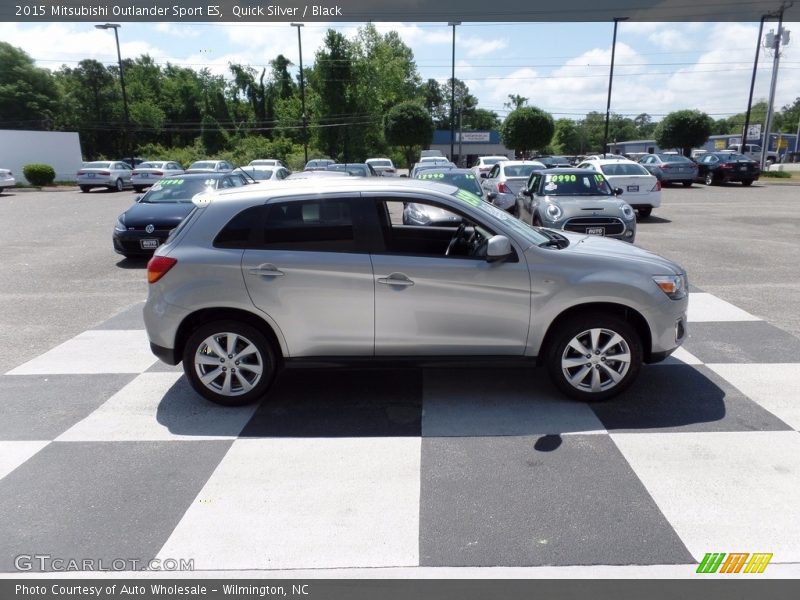 Quick Silver / Black 2015 Mitsubishi Outlander Sport ES