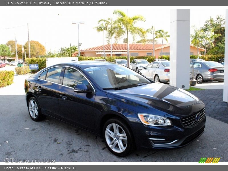 Caspian Blue Metallic / Off-Black 2015 Volvo S60 T5 Drive-E