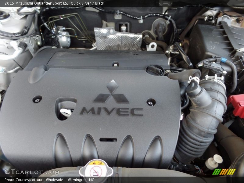 Quick Silver / Black 2015 Mitsubishi Outlander Sport ES