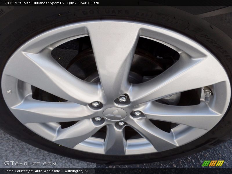 Quick Silver / Black 2015 Mitsubishi Outlander Sport ES