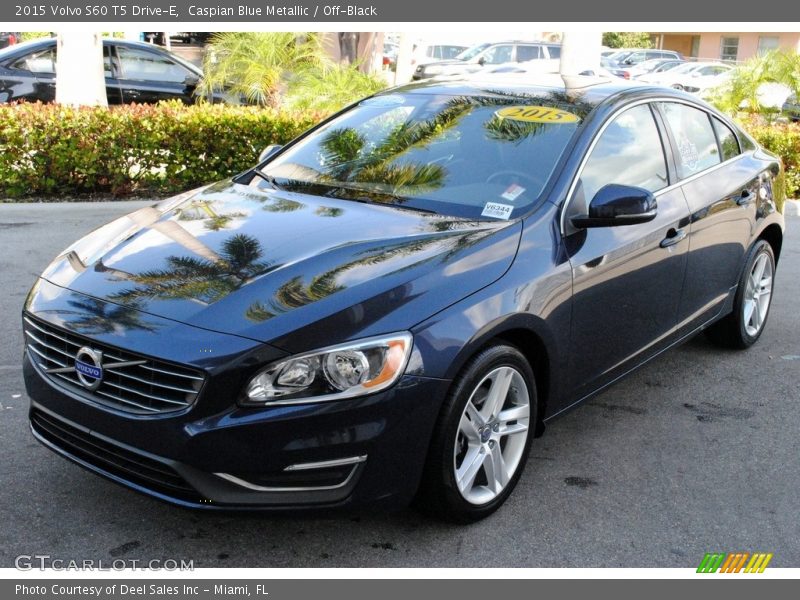 Caspian Blue Metallic / Off-Black 2015 Volvo S60 T5 Drive-E