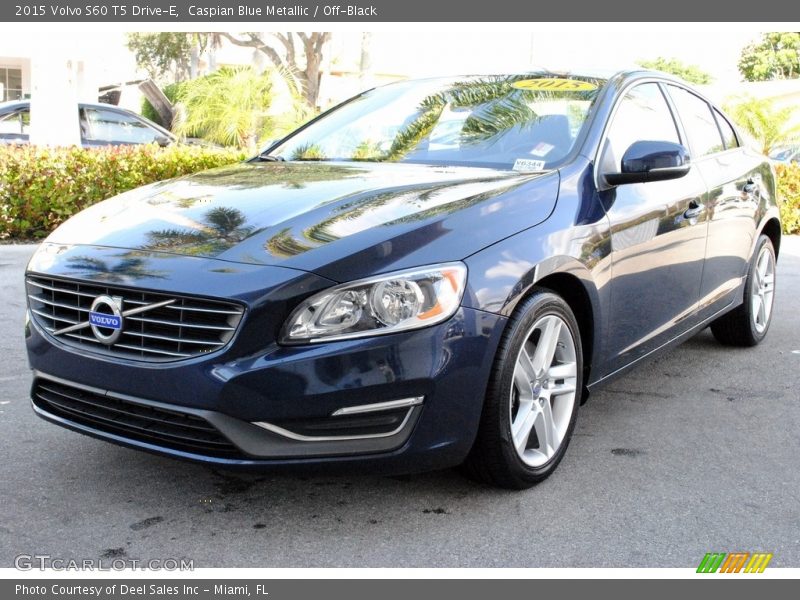 Caspian Blue Metallic / Off-Black 2015 Volvo S60 T5 Drive-E
