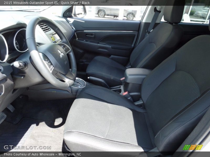 Quick Silver / Black 2015 Mitsubishi Outlander Sport ES
