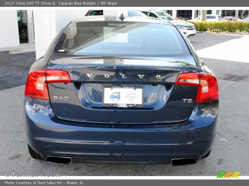 Caspian Blue Metallic / Off-Black 2015 Volvo S60 T5 Drive-E