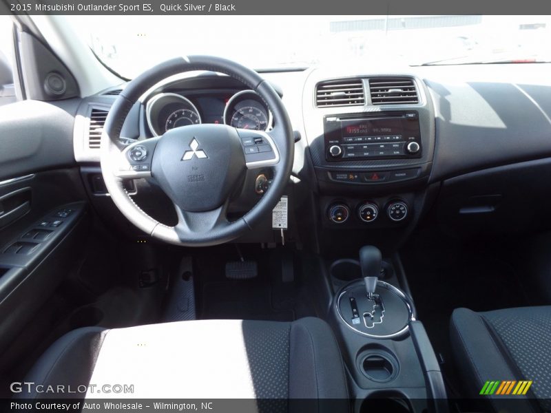 Quick Silver / Black 2015 Mitsubishi Outlander Sport ES