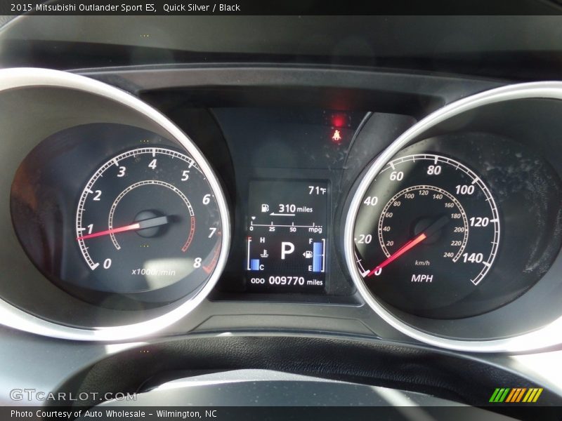 Quick Silver / Black 2015 Mitsubishi Outlander Sport ES