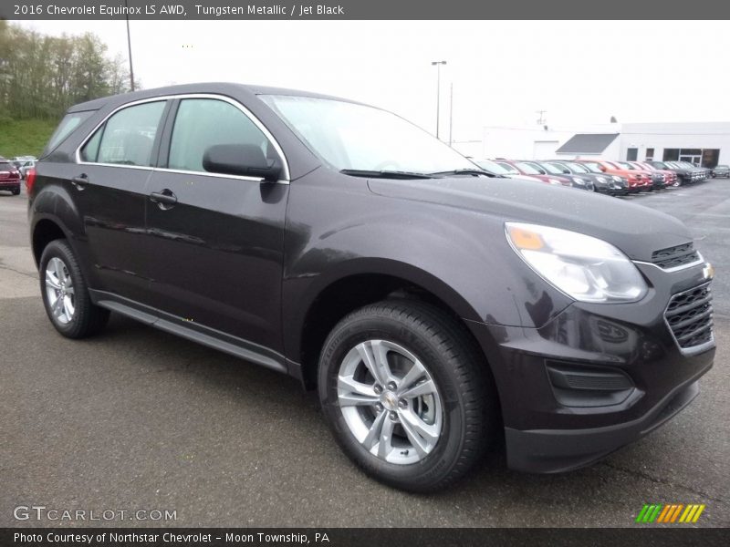 Tungsten Metallic / Jet Black 2016 Chevrolet Equinox LS AWD