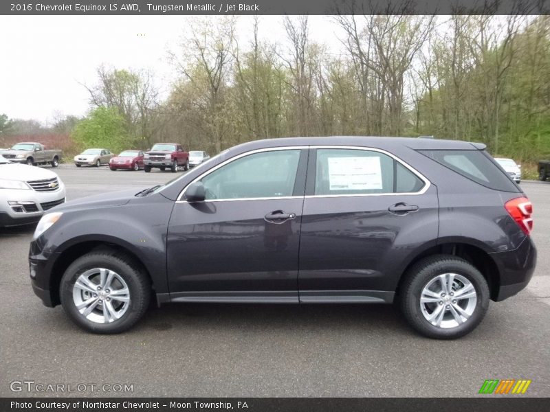 Tungsten Metallic / Jet Black 2016 Chevrolet Equinox LS AWD