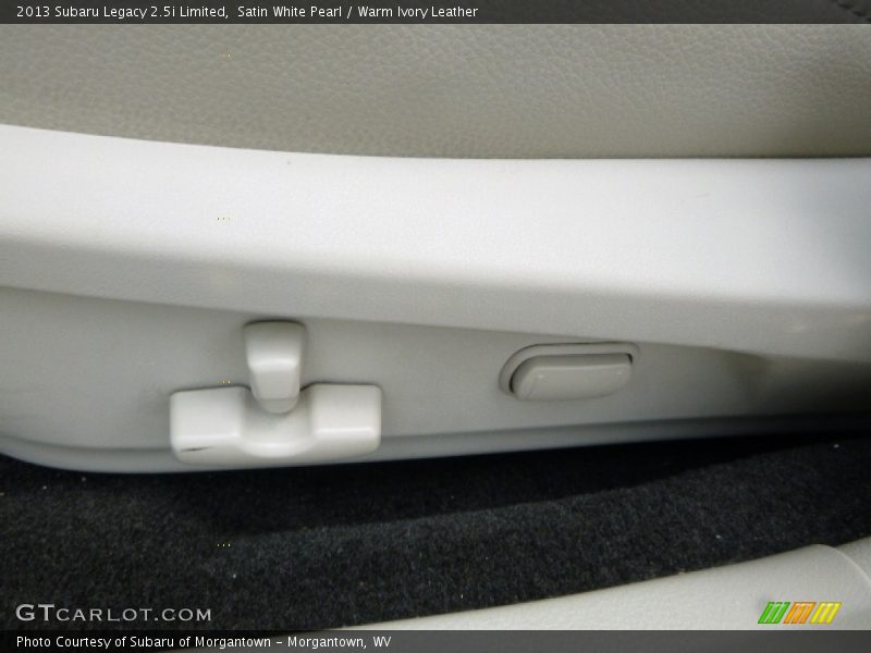 Satin White Pearl / Warm Ivory Leather 2013 Subaru Legacy 2.5i Limited