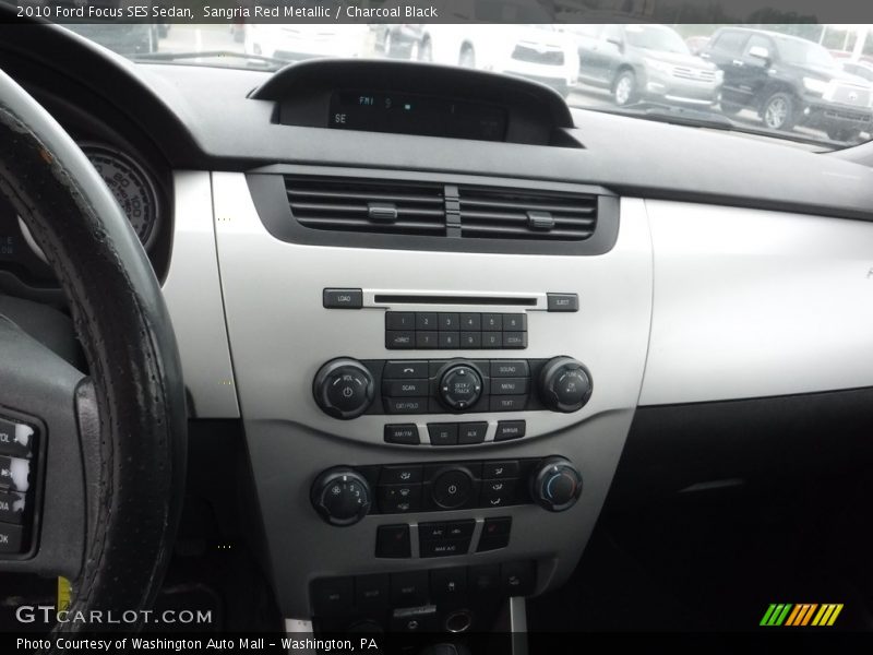 Sangria Red Metallic / Charcoal Black 2010 Ford Focus SES Sedan