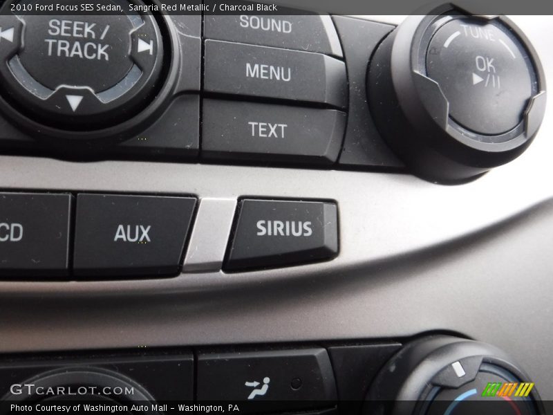 Sangria Red Metallic / Charcoal Black 2010 Ford Focus SES Sedan
