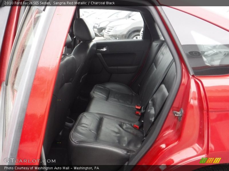 Sangria Red Metallic / Charcoal Black 2010 Ford Focus SES Sedan