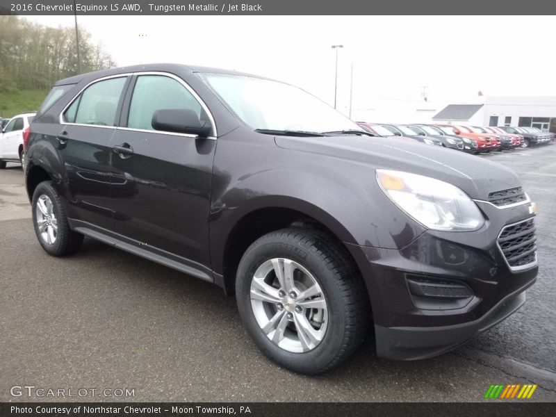 Tungsten Metallic / Jet Black 2016 Chevrolet Equinox LS AWD