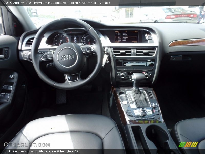 Florett Silver Metallic / Black 2015 Audi A4 2.0T Premium Plus quattro
