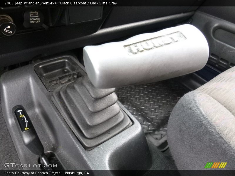 Black Clearcoat / Dark Slate Gray 2003 Jeep Wrangler Sport 4x4