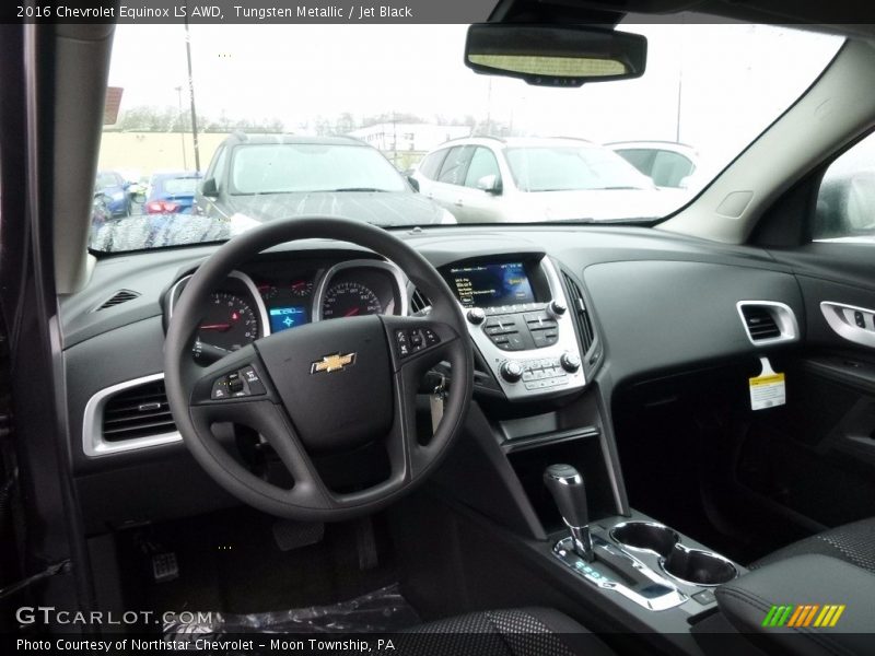 Tungsten Metallic / Jet Black 2016 Chevrolet Equinox LS AWD