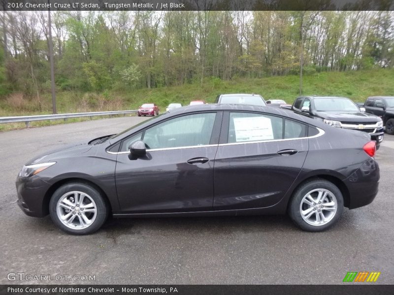 Tungsten Metallic / Jet Black 2016 Chevrolet Cruze LT Sedan