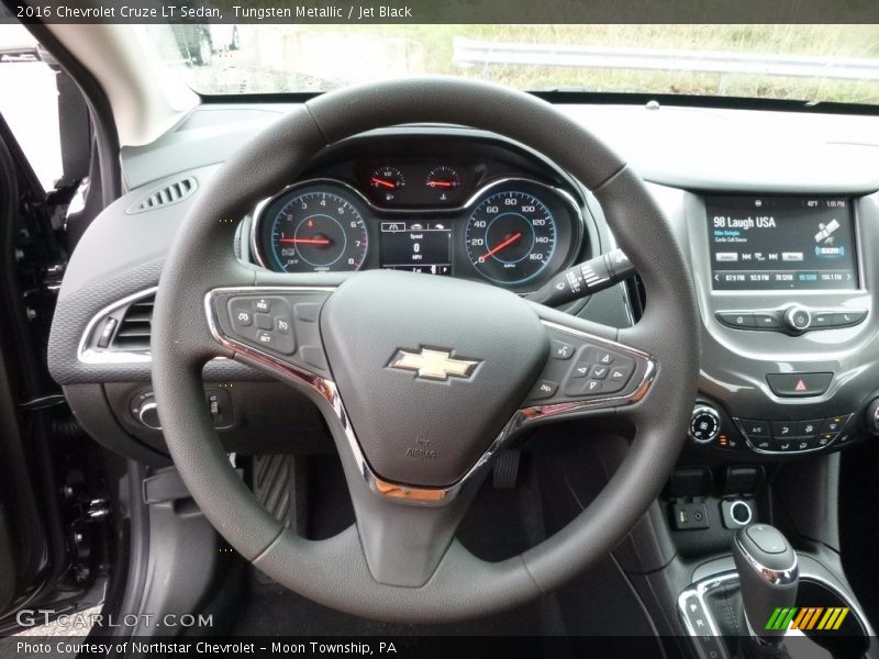 Tungsten Metallic / Jet Black 2016 Chevrolet Cruze LT Sedan