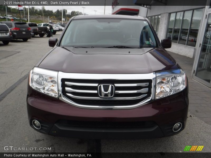 Dark Cherry Pearl / Black 2015 Honda Pilot EX-L 4WD