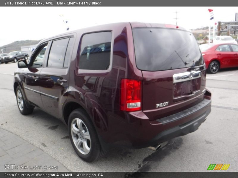 Dark Cherry Pearl / Black 2015 Honda Pilot EX-L 4WD