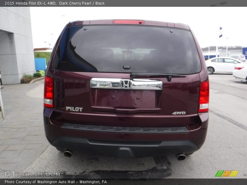 Dark Cherry Pearl / Black 2015 Honda Pilot EX-L 4WD