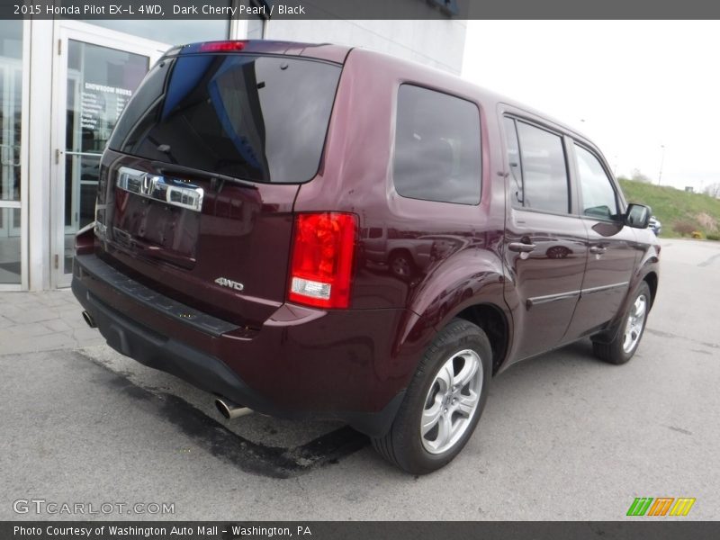 Dark Cherry Pearl / Black 2015 Honda Pilot EX-L 4WD