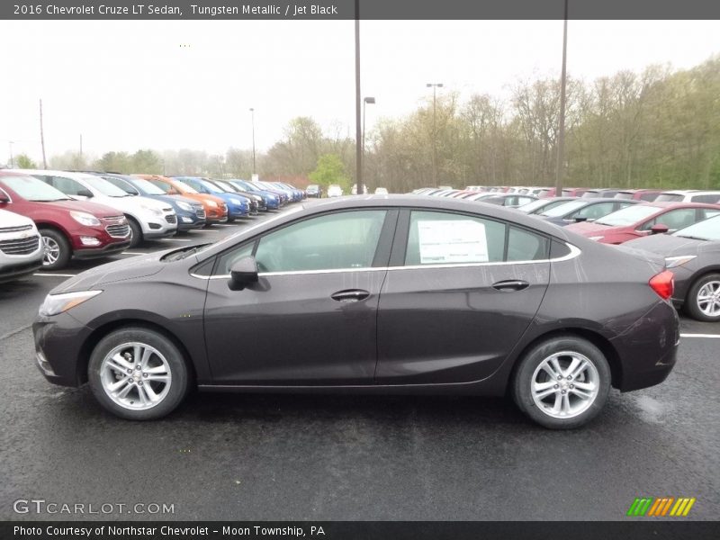 Tungsten Metallic / Jet Black 2016 Chevrolet Cruze LT Sedan