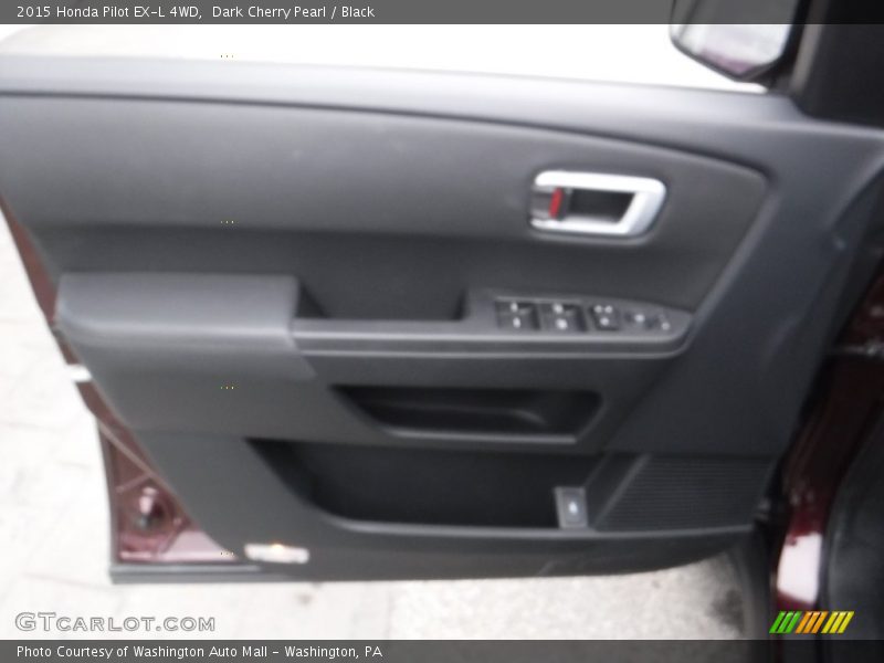 Dark Cherry Pearl / Black 2015 Honda Pilot EX-L 4WD