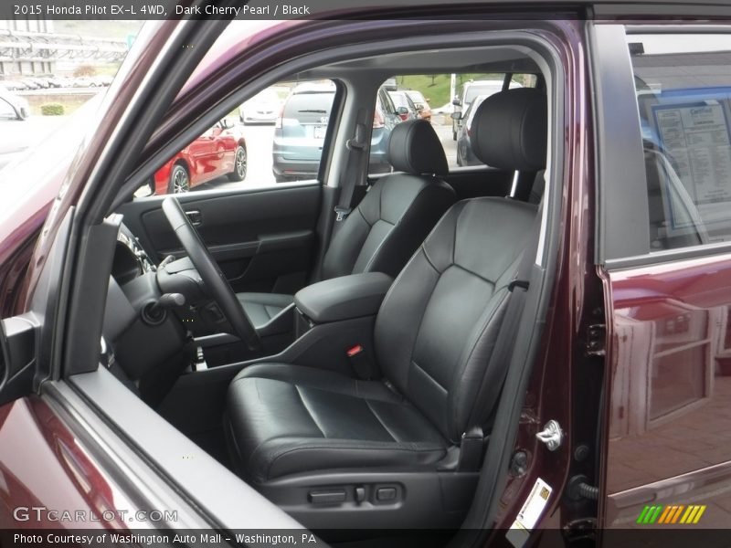 Dark Cherry Pearl / Black 2015 Honda Pilot EX-L 4WD
