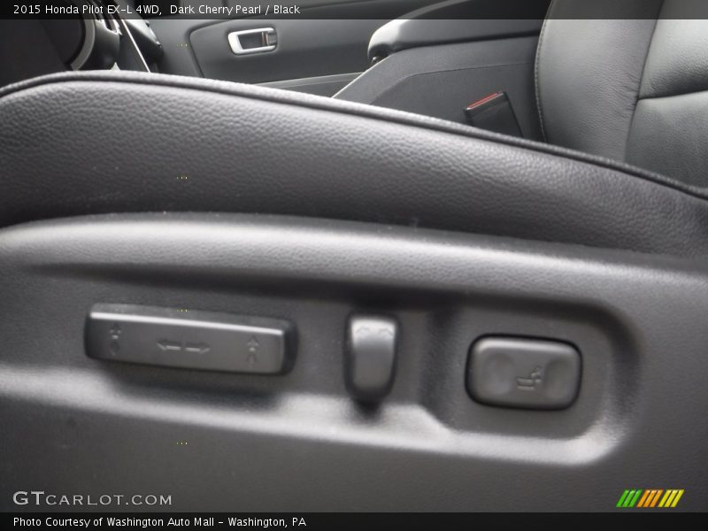 Dark Cherry Pearl / Black 2015 Honda Pilot EX-L 4WD