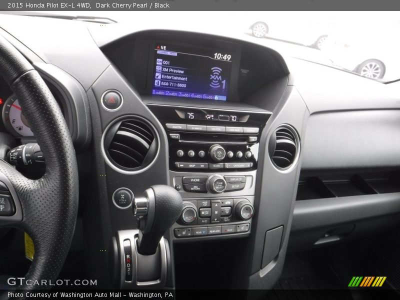 Dark Cherry Pearl / Black 2015 Honda Pilot EX-L 4WD