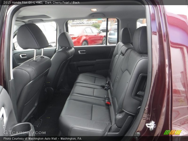 Dark Cherry Pearl / Black 2015 Honda Pilot EX-L 4WD