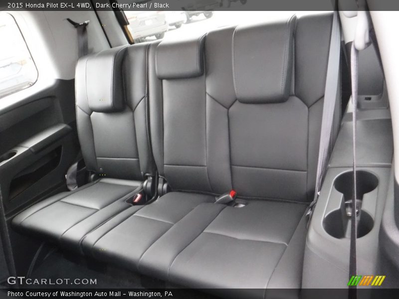 Dark Cherry Pearl / Black 2015 Honda Pilot EX-L 4WD