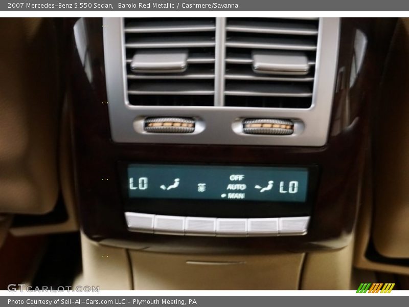Barolo Red Metallic / Cashmere/Savanna 2007 Mercedes-Benz S 550 Sedan