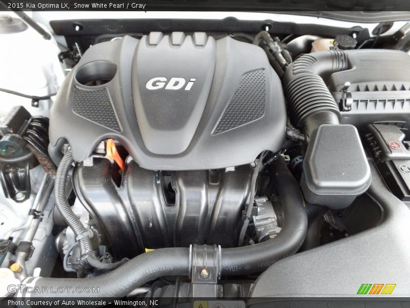 Snow White Pearl / Gray 2015 Kia Optima LX