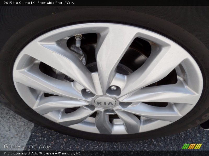 Snow White Pearl / Gray 2015 Kia Optima LX