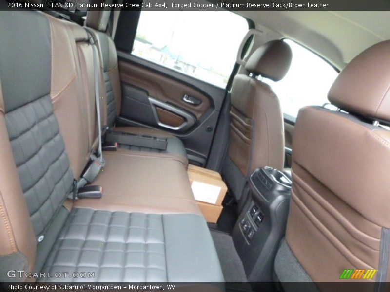 Forged Copper / Platinum Reserve Black/Brown Leather 2016 Nissan TITAN XD Platinum Reserve Crew Cab 4x4
