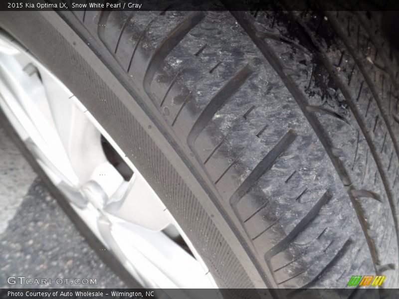 Snow White Pearl / Gray 2015 Kia Optima LX