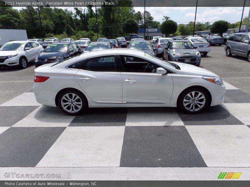 Porcelain White Pearl / Graphite Black 2013 Hyundai Azera