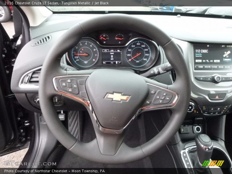 Tungsten Metallic / Jet Black 2016 Chevrolet Cruze LT Sedan