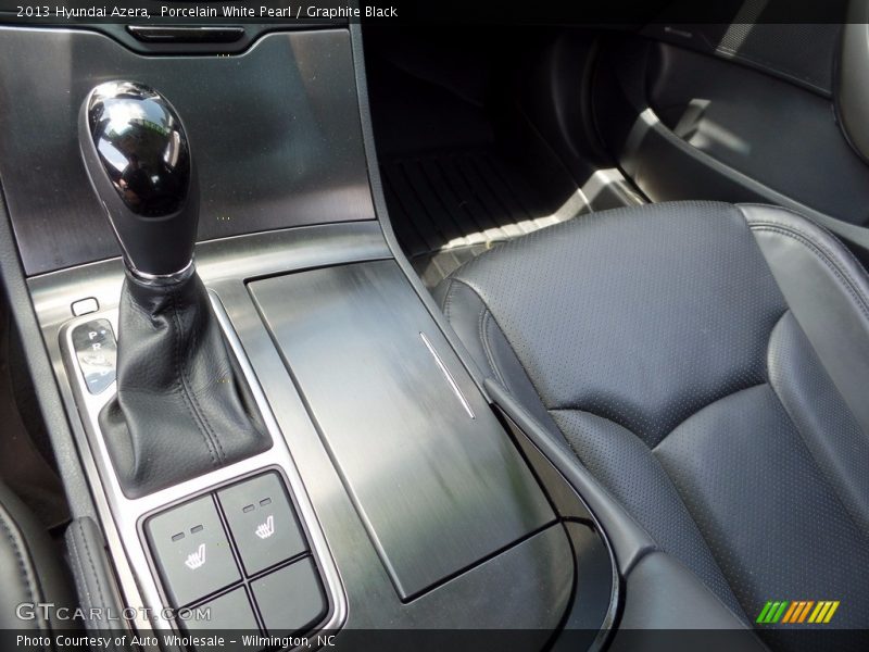 Porcelain White Pearl / Graphite Black 2013 Hyundai Azera