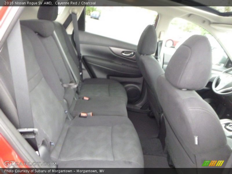 Cayenne Red / Charcoal 2016 Nissan Rogue SV AWD