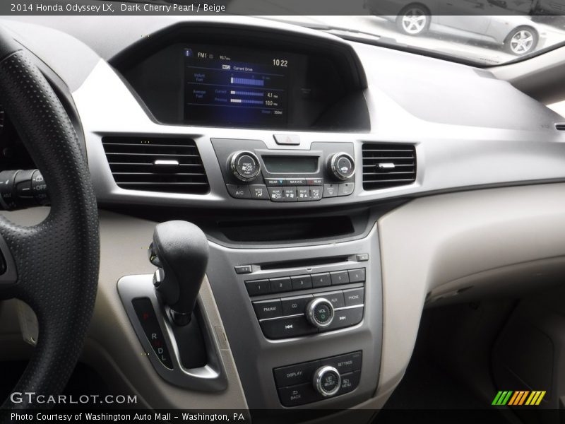 Dark Cherry Pearl / Beige 2014 Honda Odyssey LX