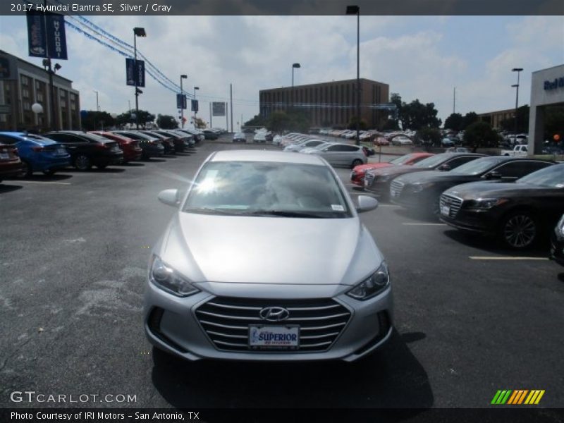Silver / Gray 2017 Hyundai Elantra SE