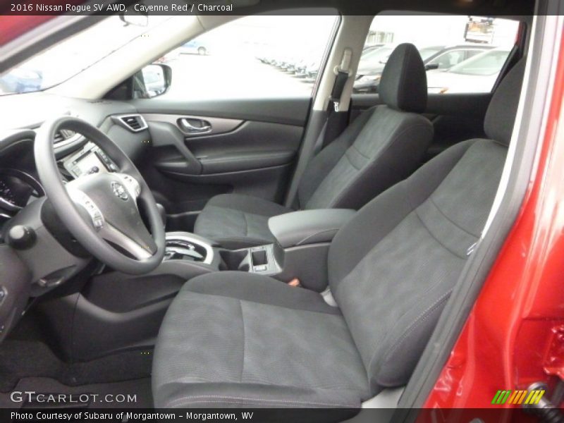 Cayenne Red / Charcoal 2016 Nissan Rogue SV AWD