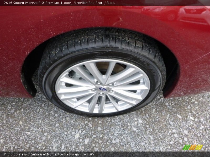 Venetian Red Pearl / Black 2016 Subaru Impreza 2.0i Premium 4-door