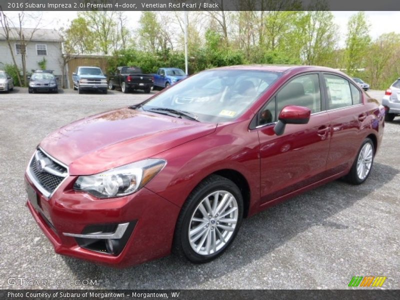 Venetian Red Pearl / Black 2016 Subaru Impreza 2.0i Premium 4-door