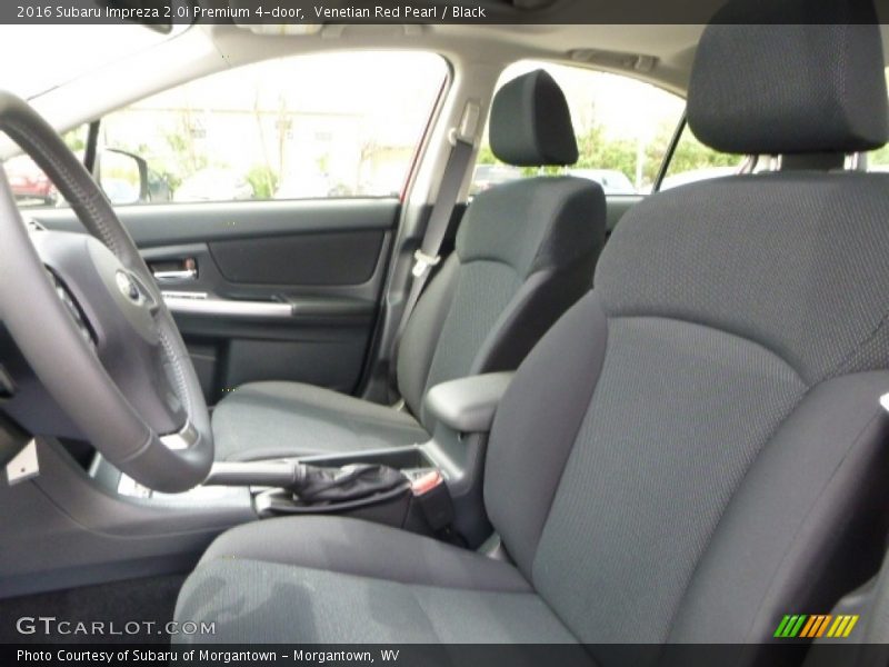 Venetian Red Pearl / Black 2016 Subaru Impreza 2.0i Premium 4-door