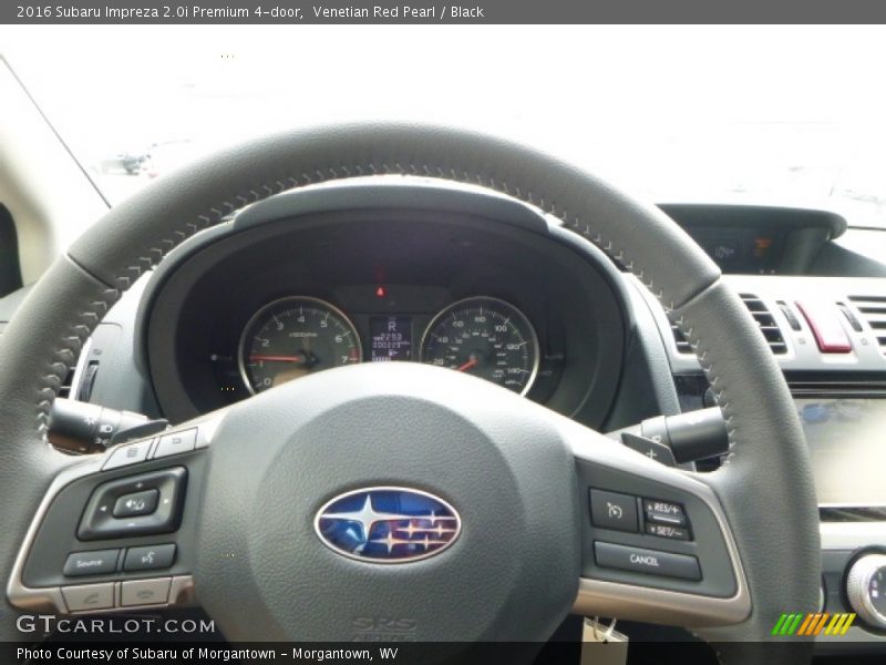 Venetian Red Pearl / Black 2016 Subaru Impreza 2.0i Premium 4-door